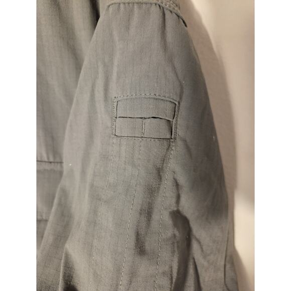 5.11 Tactical Ripstop Olive Green Shirt Size L Multi Pocket Vented Backside - Picture 5 of 13